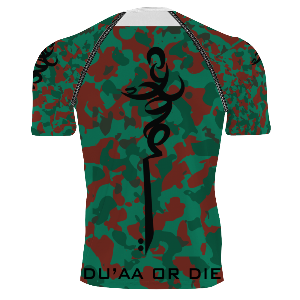Du,aa or Die Man's Fitness Tops Stretchable Quick Drying Sports Tees