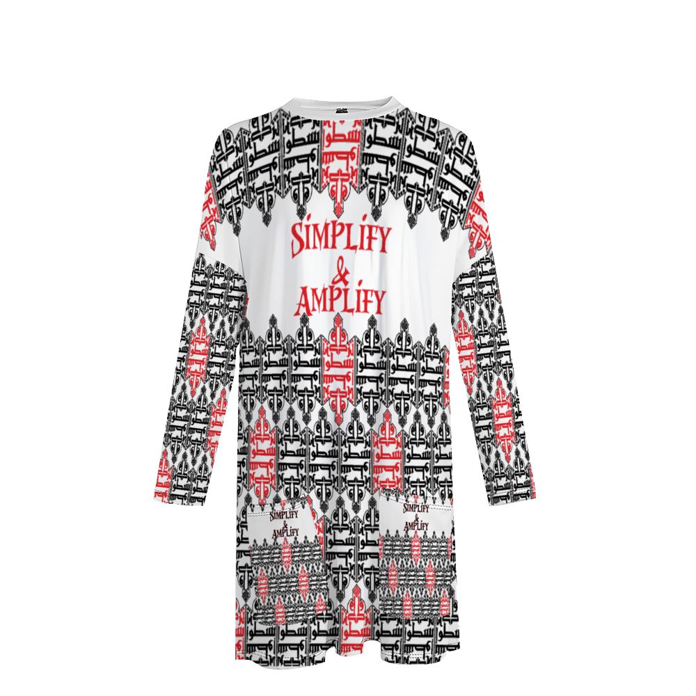 Simplify Women Casual Loose Crewneck Fall Tops