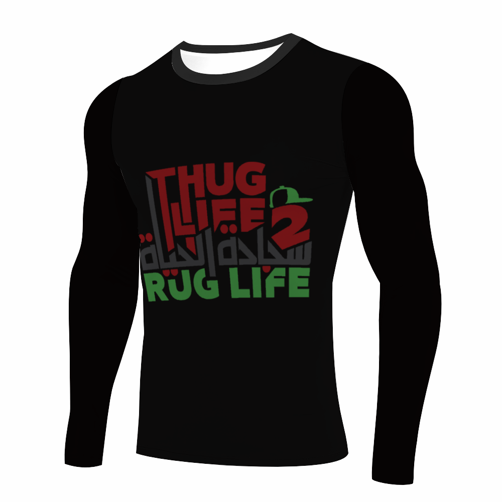 Thug Sports Tops Stretchable Quick Drying Long Sleeve Tees