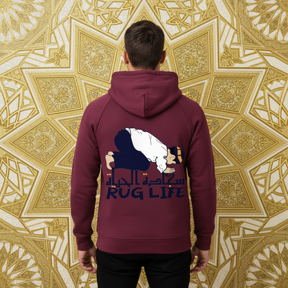 Heavyweight Raglan Sleeve Zip Hoodie