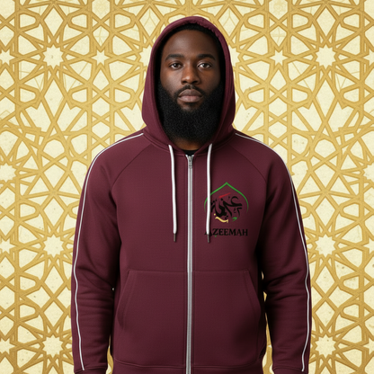 Heavyweight Raglan Sleeve Zip Hoodie