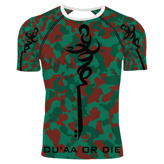 Du,aa or Die Man's Fitness Tops Stretchable Quick Drying Sports Tees