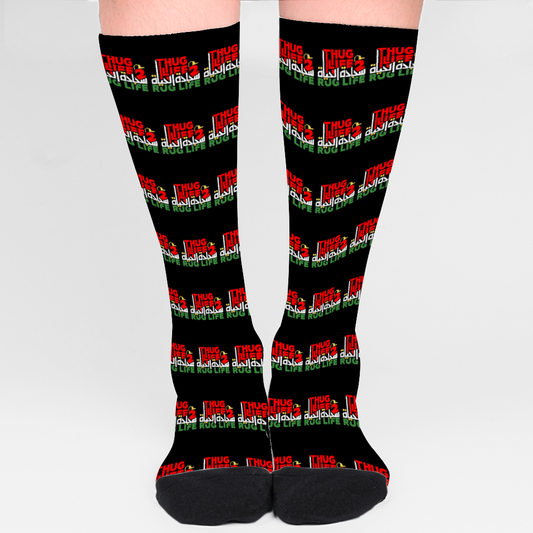 Thug 2 Rug Unisex Mid-calf Polyester Socks